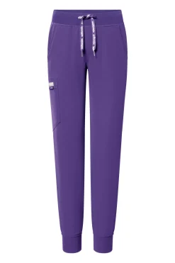 Uniformix Fizjoterapia|Kosmetologia-Spodnie medyczne damskie RayOn, 3020, Plum Wine