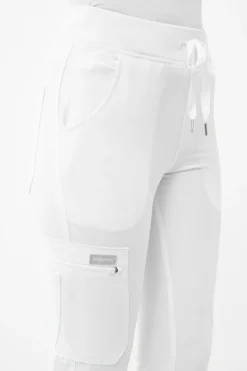 Uniformix Fizjoterapia|Kosmetologia-Spodnie medyczne damskie RayOn, 3030 White