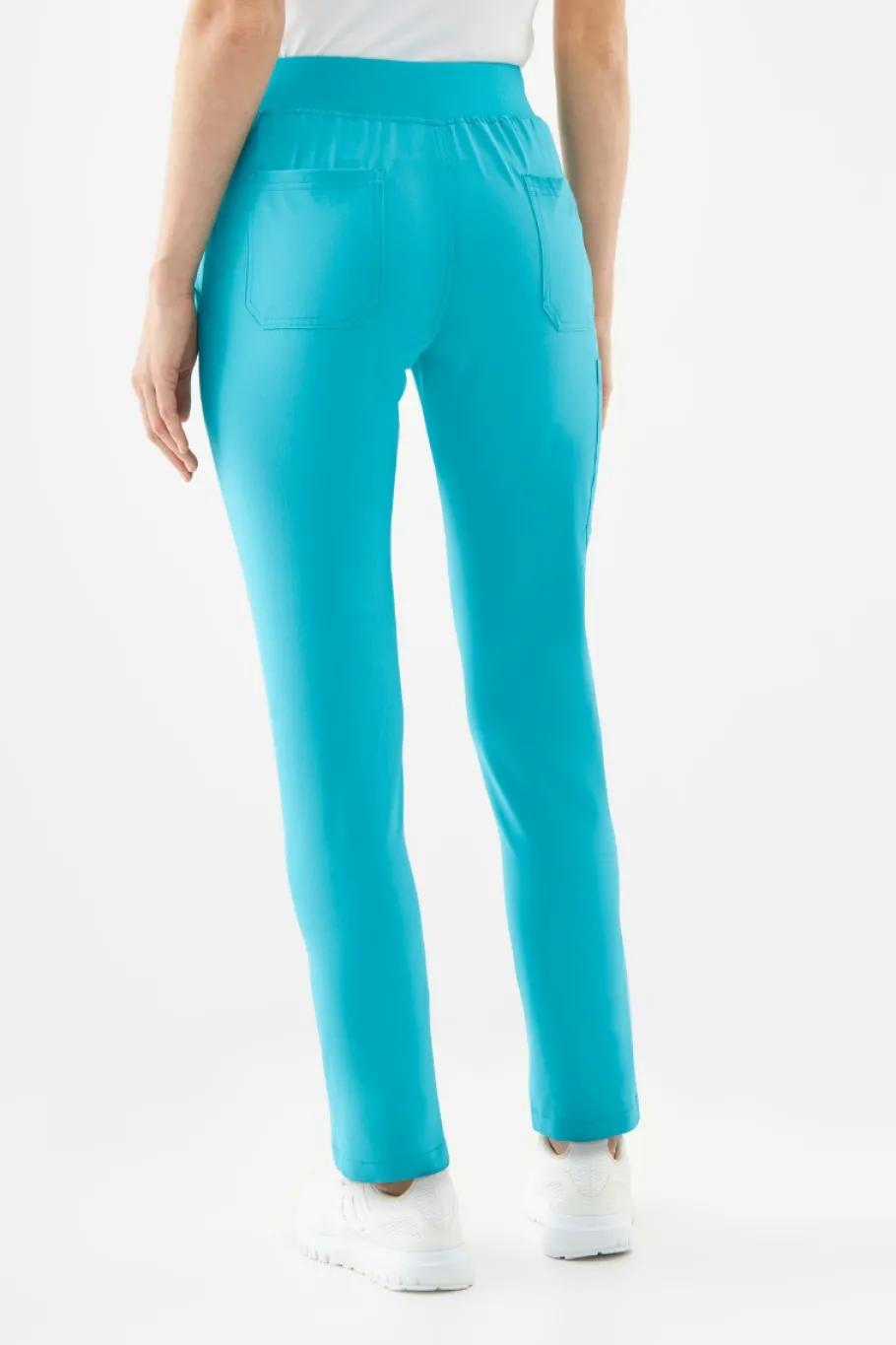 Uniformix Fizjoterapia|Kosmetologia-Spodnie medyczne damskie Super Flex, 4030 Teal