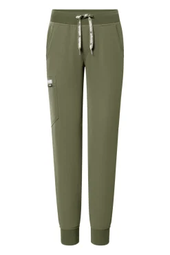 Uniformix Fizjoterapia|Kosmetologia-Spodnie medyczne damskie RayOn, 3020, Tea Leaf