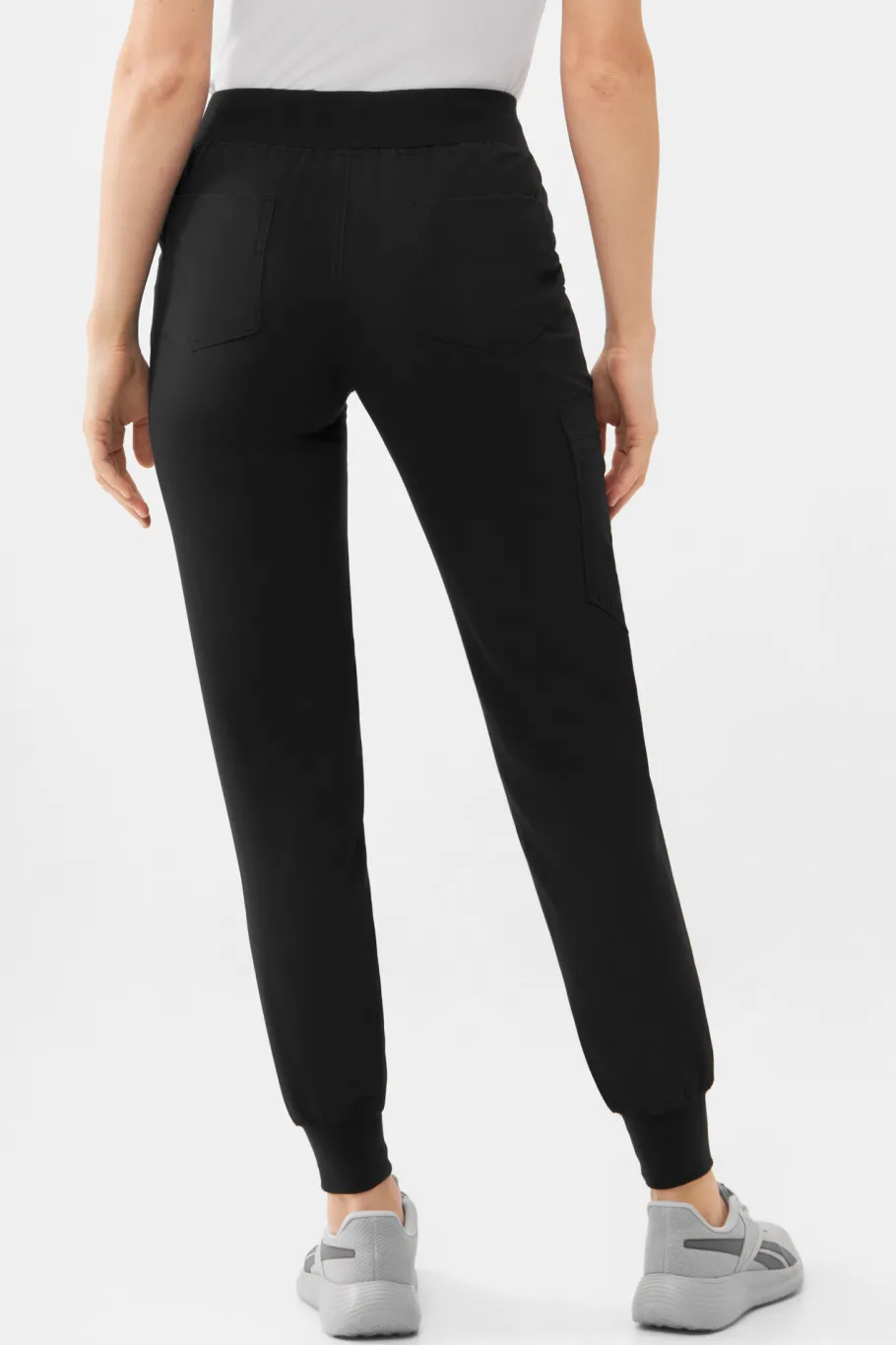 Uniformix Fizjoterapia|Kosmetologia-Spodnie medyczne damskie RayOn, 3020, Black