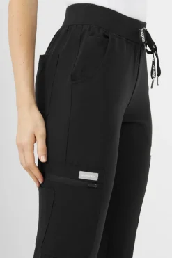 Uniformix Fizjoterapia|Kosmetologia-Spodnie medyczne damskie RayOn, 3030, black