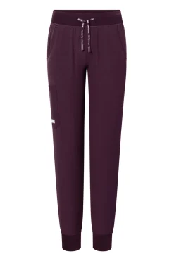 Uniformix Fizjoterapia|Kosmetologia-Spodnie medyczne damskie Super Flex, 4020-Dark Purple