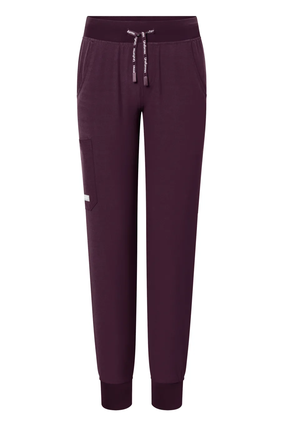 Uniformix Fizjoterapia|Kosmetologia-Spodnie medyczne damskie Super Flex, 4020-Dark Purple