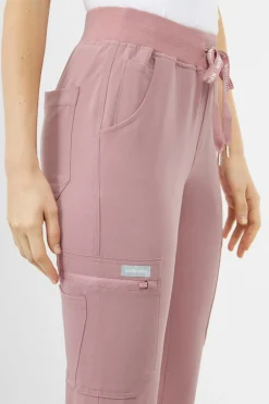 Uniformix Fizjoterapia|Kosmetologia-Spodnie medyczne damskie RayOn, 3030, Bisque