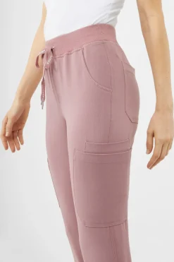 Uniformix Fizjoterapia|Kosmetologia-Spodnie medyczne damskie RayOn, 3030, Bisque