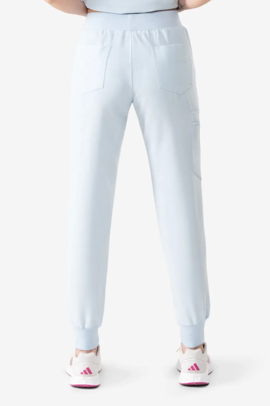 Uniformix Fizjoterapia|Kosmetologia-Spodnie medyczne damskie RayOn, 3020, Sky blue