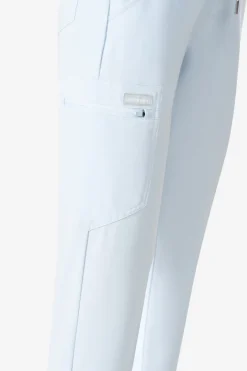 Uniformix Fizjoterapia|Kosmetologia-Spodnie medyczne damskie RayOn, 3020, Sky blue