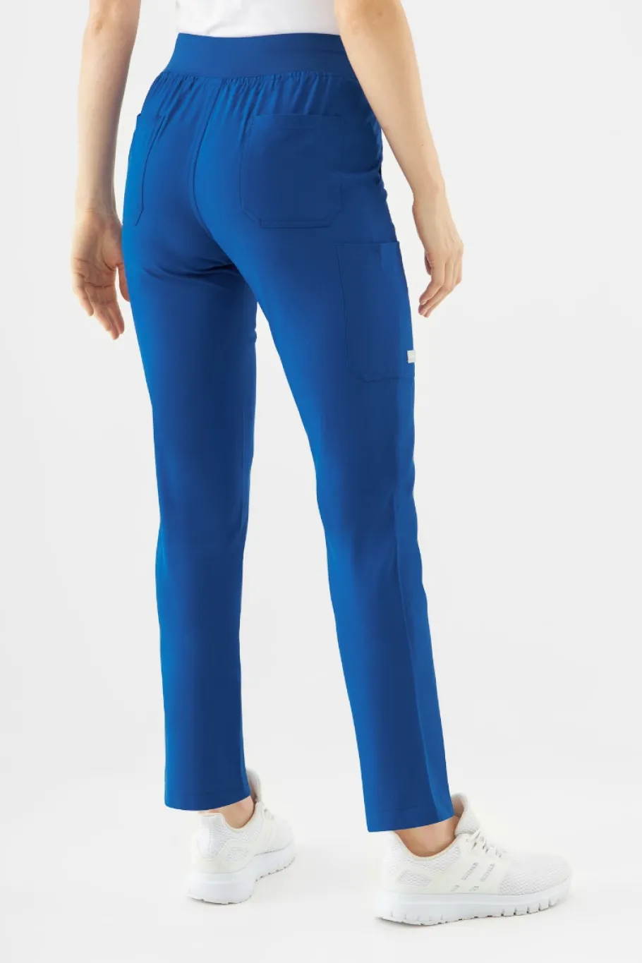 Uniformix Fizjoterapia|Kosmetologia-Spodnie medyczne damskie Super Flex, 4030 Royal Blue