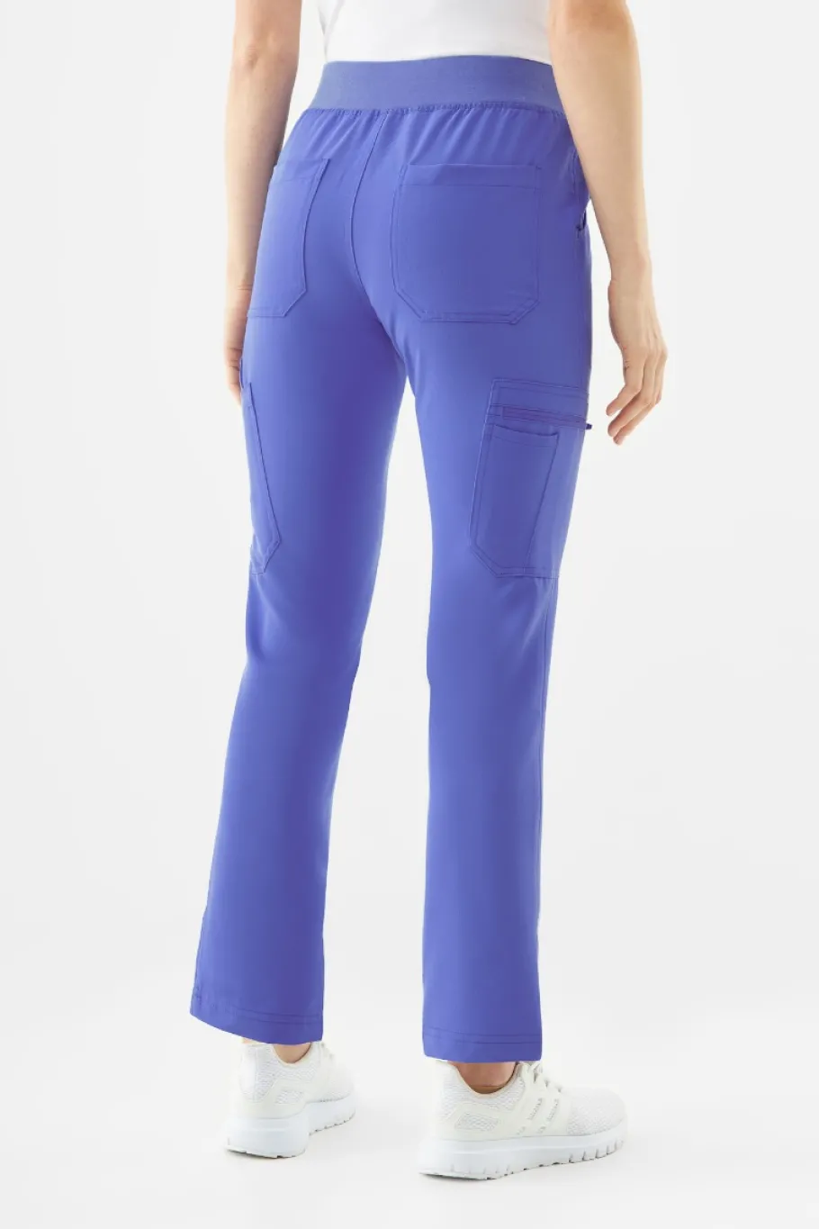Uniformix Fizjoterapia|Kosmetologia-Spodnie medyczne damskie RayOn, 3030,Ceil blue