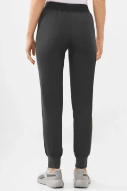 Uniformix Fizjoterapia|Kosmetologia-Spodnie medyczne damskie RayOn, 3020, Dark Grey