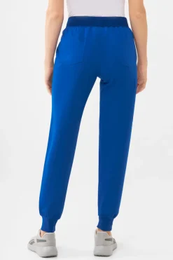 Uniformix Fizjoterapia|Kosmetologia-Spodnie medyczne damskie RayOn, 3020, Royal Blue