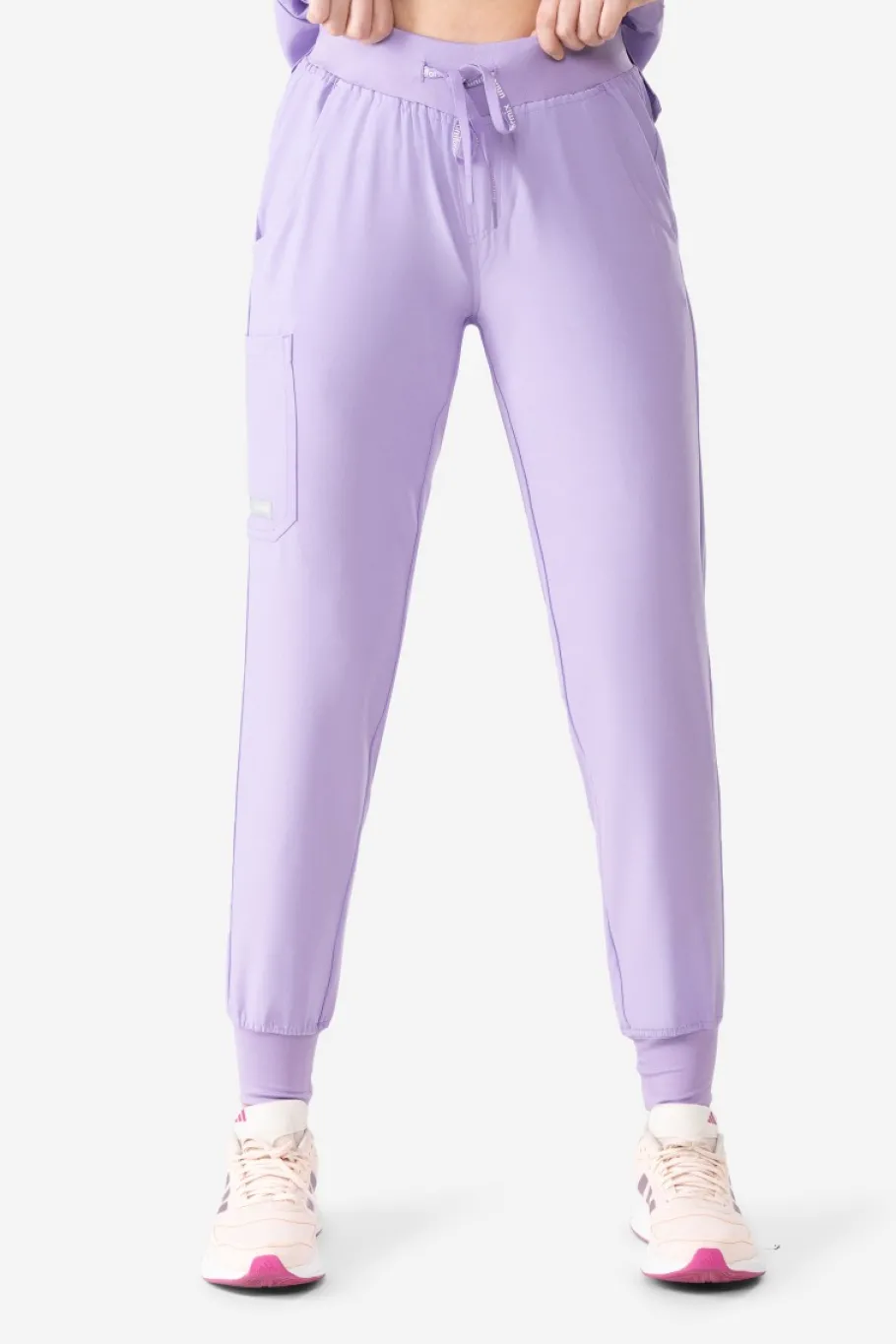 Uniformix Fizjoterapia|Kosmetologia-Spodnie medyczne damskie Super Flex, 4020, Purple
