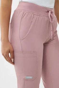 Uniformix Fizjoterapia|Kosmetologia-Spodnie medyczne damskie Super Flex, 4020, Bisque