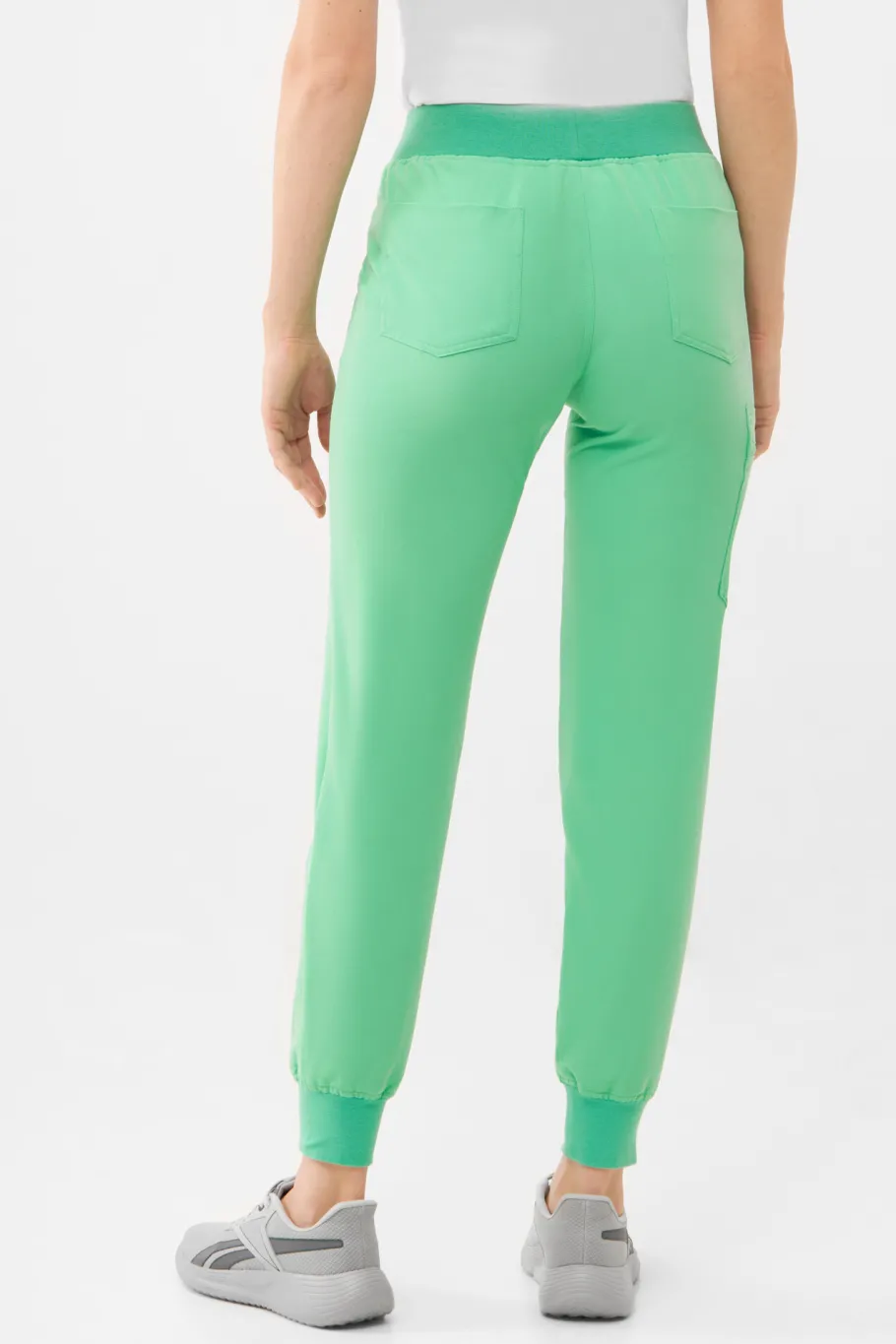 Uniformix Spodnie|Fizjoterapia-Spodnie medyczne damskie RayOn, 3020, Spring Bud