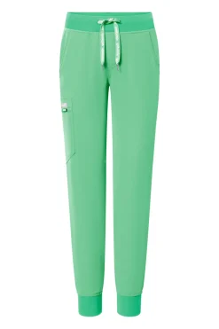 Uniformix Spodnie|Fizjoterapia-Spodnie medyczne damskie RayOn, 3020, Spring Bud