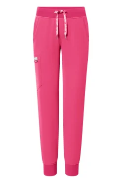 Uniformix Fizjoterapia|Kosmetologia-Spodnie medyczne damskie RayOn, 3020, Virtual Pink