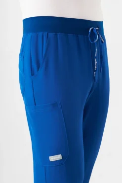 Uniformix Spodnie-Spodnie medyczne męskie Super Flex, 4070-Royal Blue