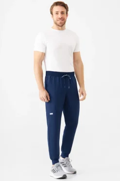 Uniformix Spodnie-Spodnie medyczne męskie Super Flex, 4070-Navy