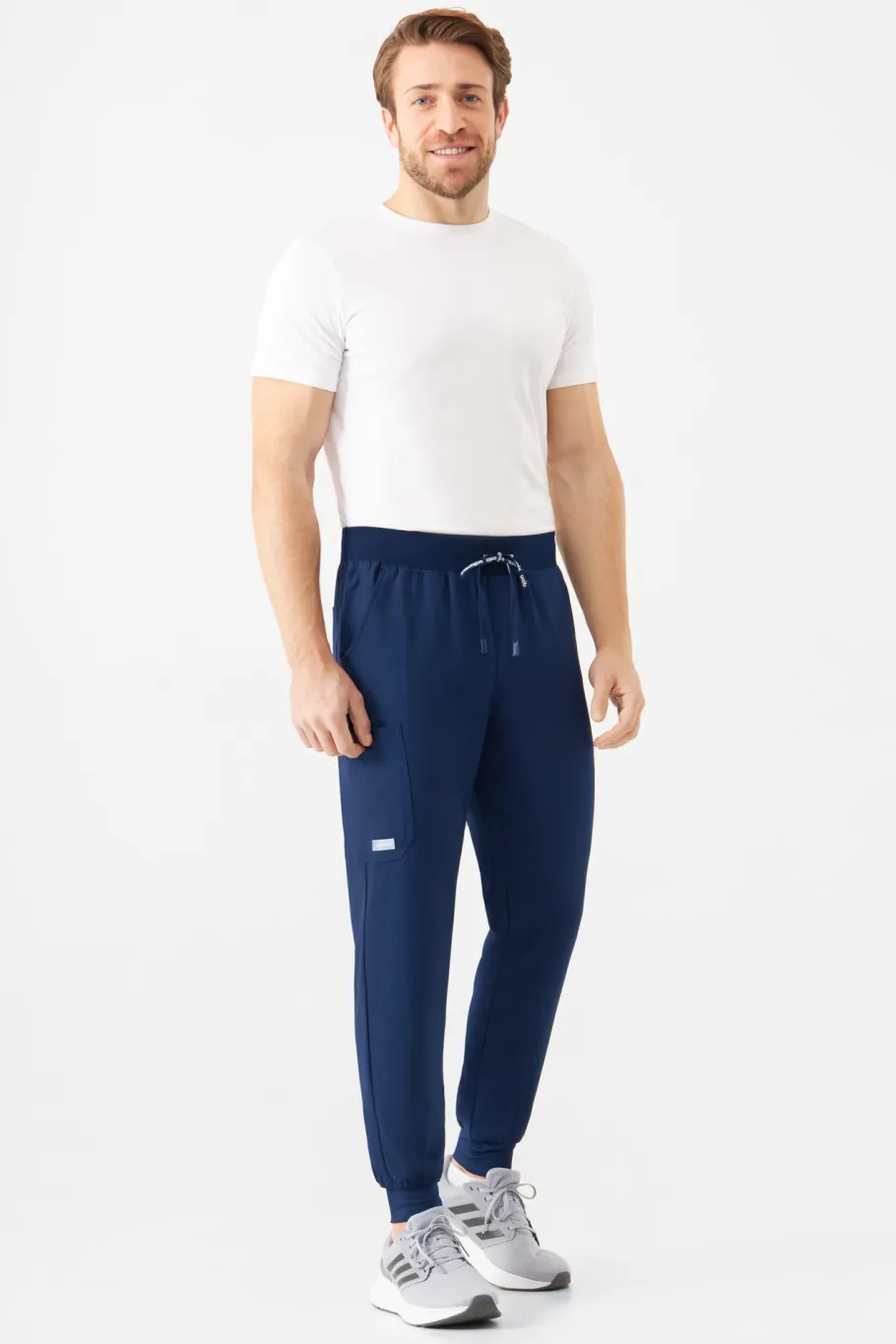 Uniformix Spodnie-Spodnie medyczne męskie Super Flex, 4070-Navy