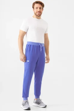 Uniformix Spodnie|Promocje-Spodnie medyczne męskie RayOn, 3070, Ceil blue