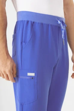 Uniformix Spodnie|Promocje-Spodnie medyczne męskie RayOn, 3070, Ceil blue