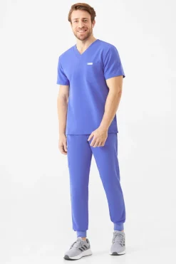 Uniformix Spodnie|Promocje-Spodnie medyczne męskie RayOn, 3070, Ceil blue