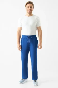 Uniformix Spodnie-Spodnie medyczne męskie Super Flex, 4080, Royal Blue