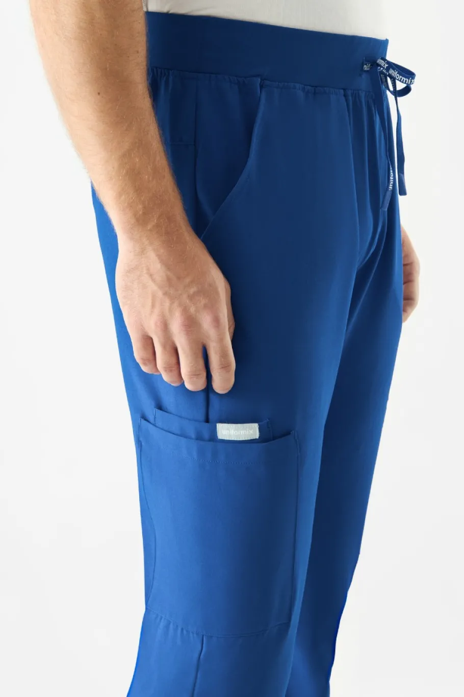Uniformix Spodnie-Spodnie medyczne męskie Super Flex, 4080, Royal Blue
