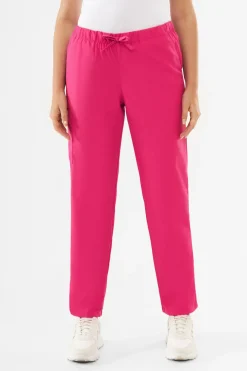 Uniformix Kosmetologia|Stomatologia-Spodnie medyczne uniwersalne, TEAM T1190, Virtual Pink