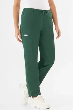 Uniformix Kosmetologia|Stomatologia-Spodnie medyczne uniwersalne, TEAM T1190, Hunter Green