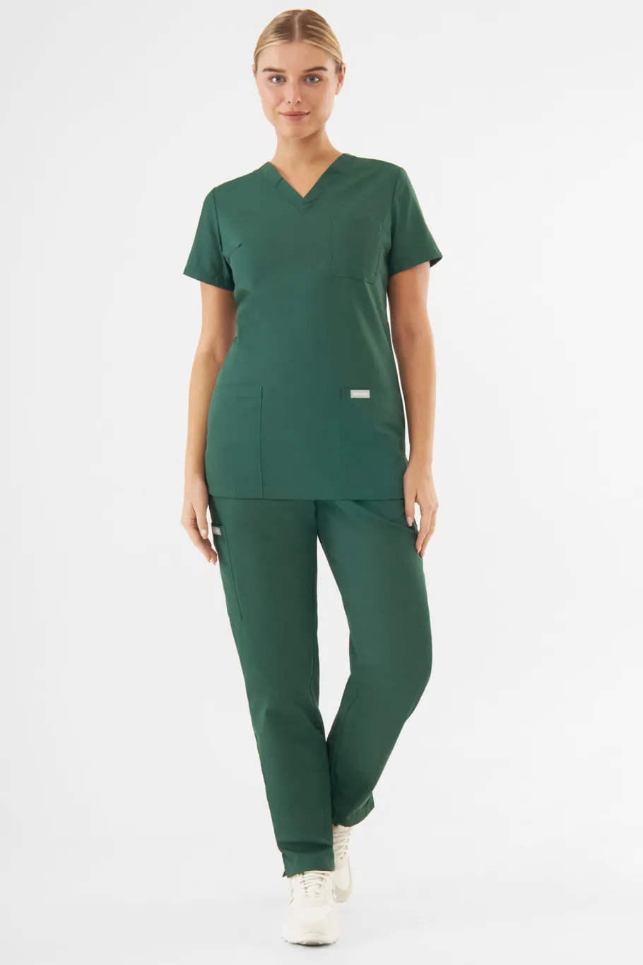 Uniformix Kosmetologia|Stomatologia-Spodnie medyczne uniwersalne, TEAM T1190, Hunter Green