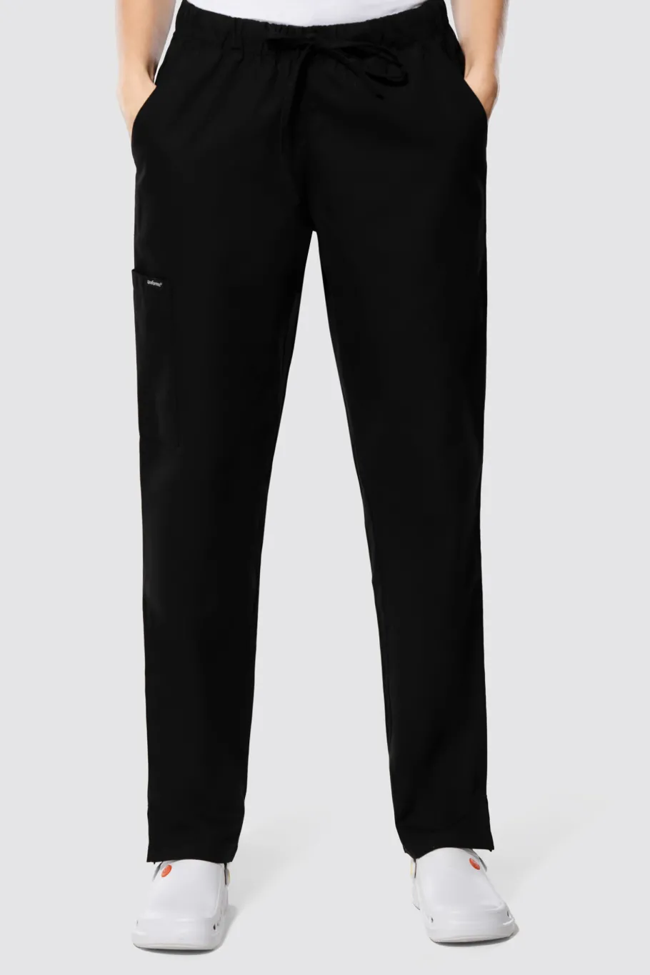 Uniformix Kosmetologia|Stomatologia-Spodnie medyczne uniwersalne TEAM T1190, Black