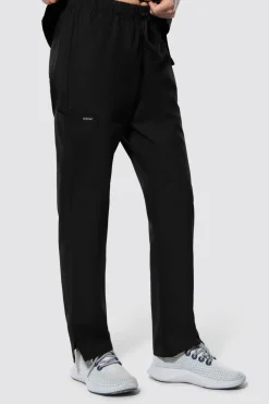 Uniformix Kosmetologia|Stomatologia-Spodnie medyczne uniwersalne TEAM T1190, Black