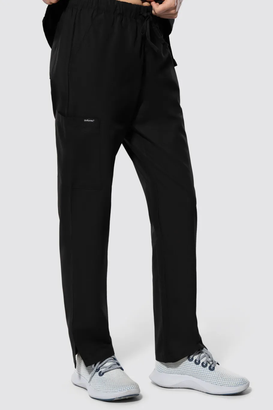Uniformix Kosmetologia|Stomatologia-Spodnie medyczne uniwersalne TEAM T1190, Black