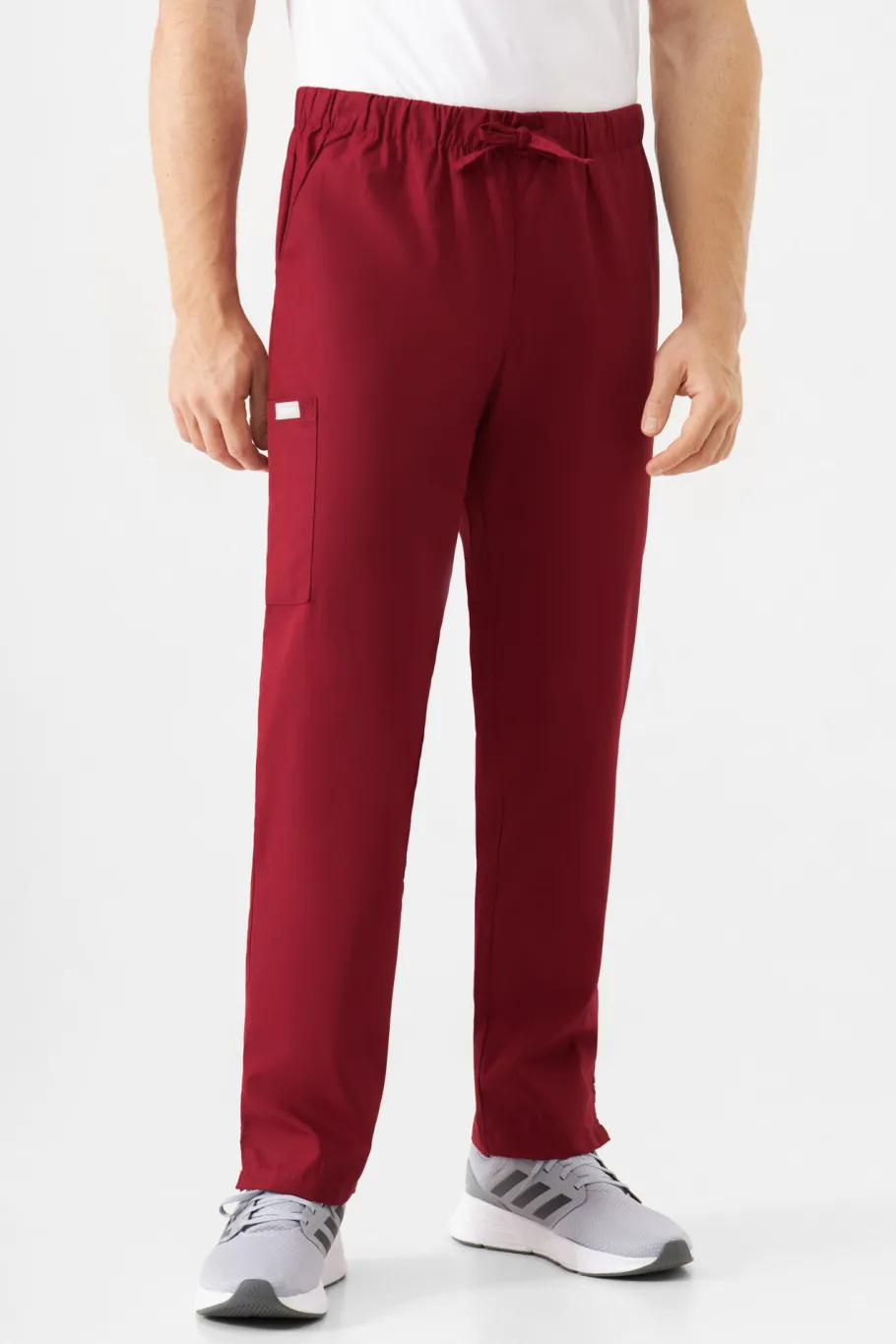 Uniformix Kosmetologia|Stomatologia-Spodnie medyczne uniwersalne TEAM T1190, Burgundy