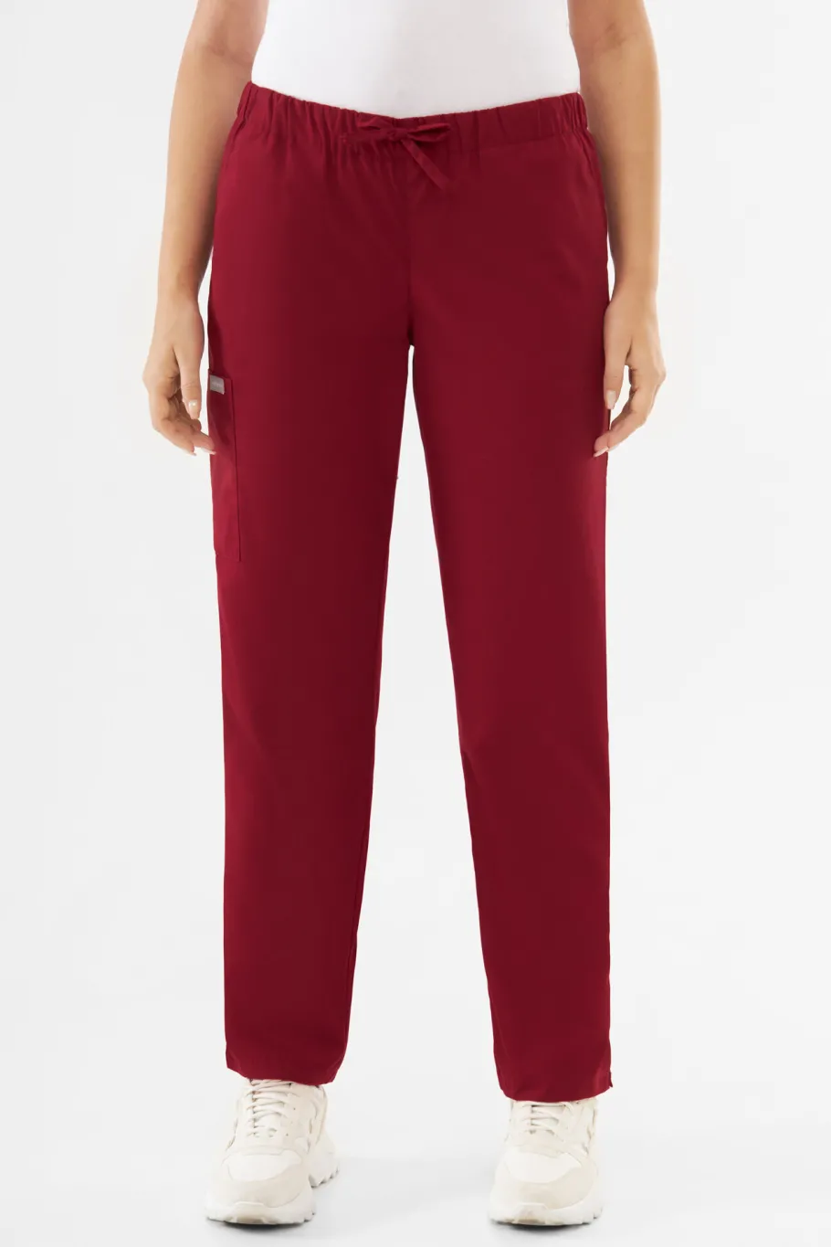 Uniformix Kosmetologia|Stomatologia-Spodnie medyczne uniwersalne TEAM T1190, Burgundy