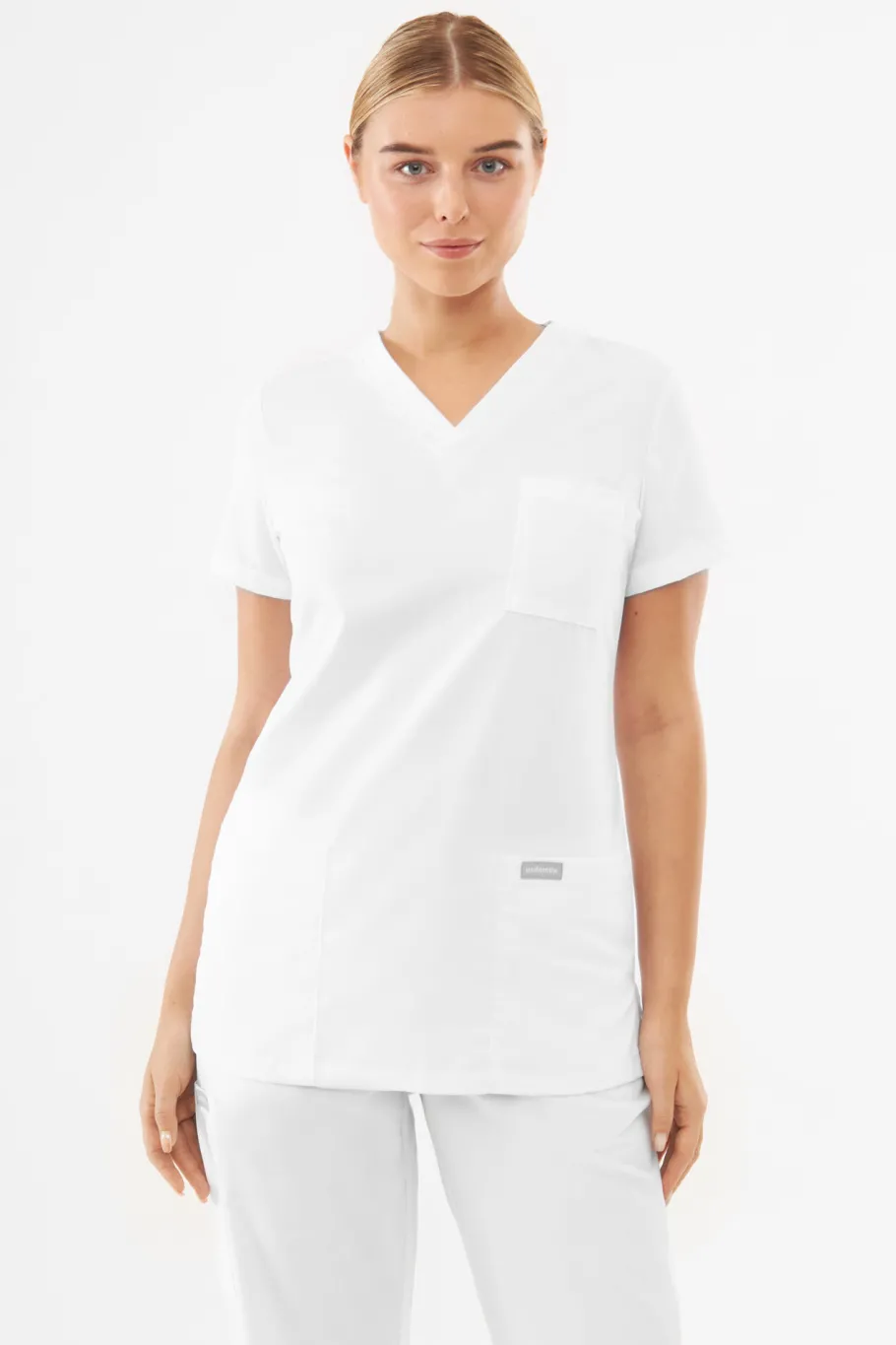 Uniformix Komplety|Promocje-Zestaw medyczny damski TEAM, bluza T1000 + spodnie T1190, White