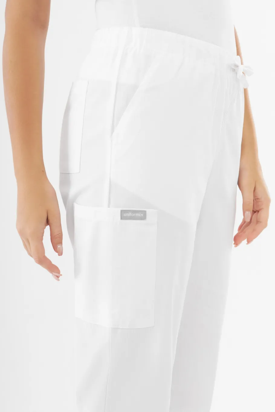 Uniformix Komplety|Promocje-Zestaw medyczny damski TEAM, bluza T1000 + spodnie T1190, White