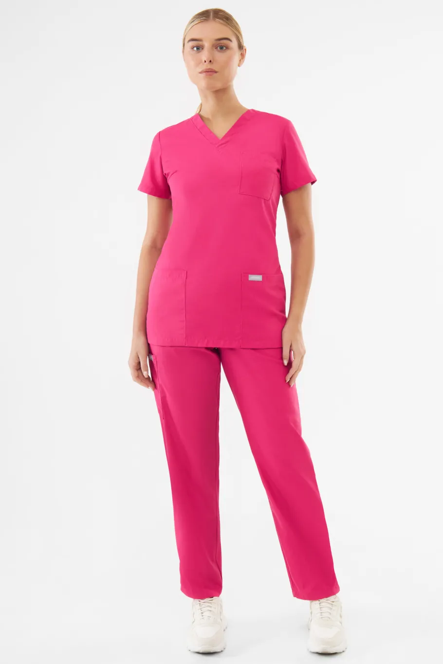 Uniformix Komplety|Promocje-Zestaw medyczny damski TEAM, bluza T1000 + spodnie T1190, Virtual Pink