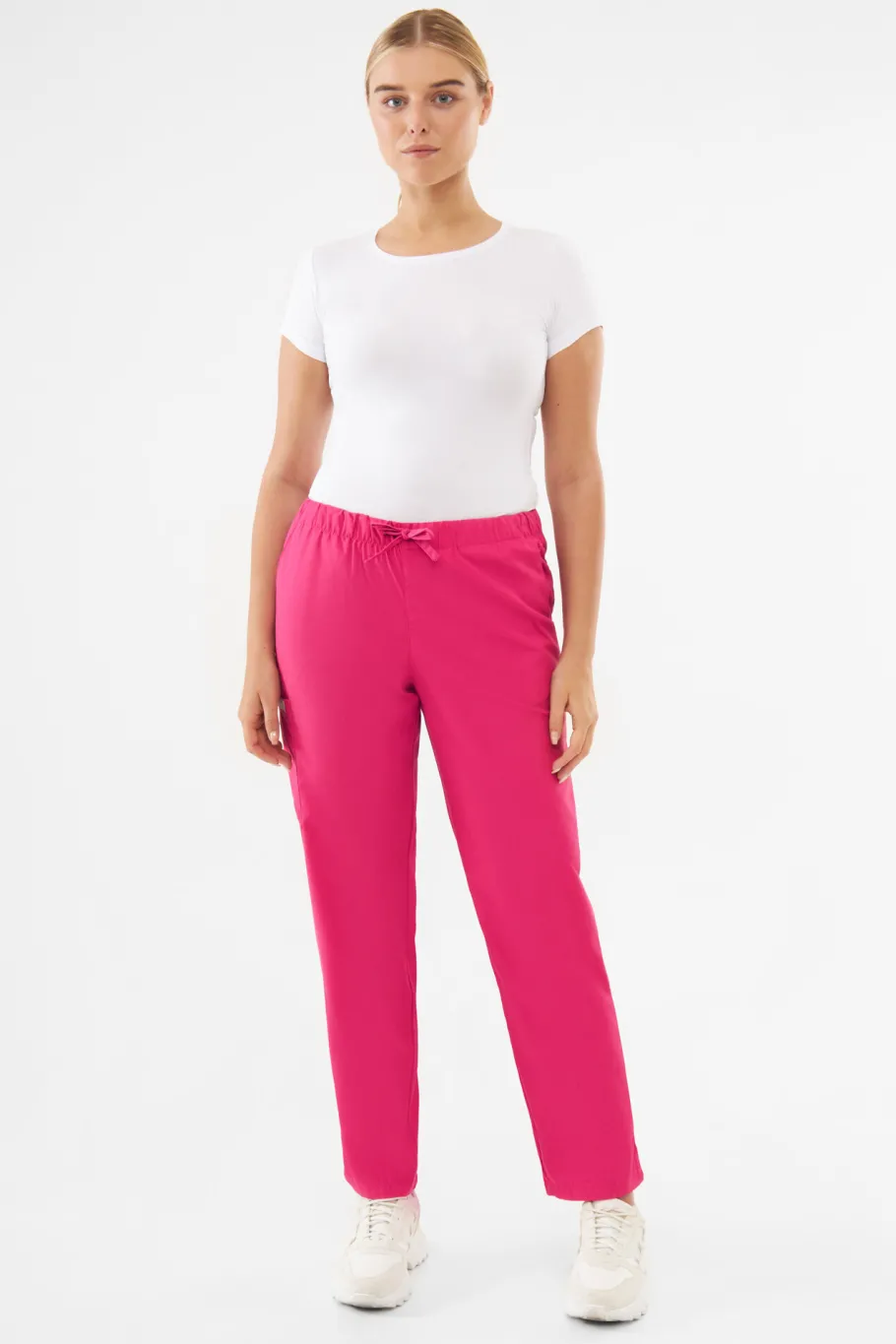 Uniformix Komplety|Promocje-Zestaw medyczny damski TEAM, bluza T1000 + spodnie T1190, Virtual Pink