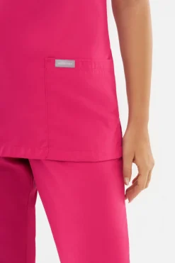 Uniformix Komplety|Promocje-Zestaw medyczny damski TEAM, bluza T1000 + spodnie T1190, Virtual Pink