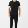 Uniformix Promocje|Komplety-Zestaw medyczny Med Couture RothWear - Bluza 7477 + Spodnie 7777, BLACK