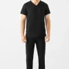 Uniformix Komplety|Promocje-Zestaw medyczny Med Couture RothWear - Bluza 7477 + Spodnie 7779, BLACK