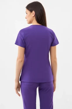 Uniformix Komplety|Promocje-Zestaw medyczny Super Flex, bluza 4000 + spodnie 4020, Plum wine