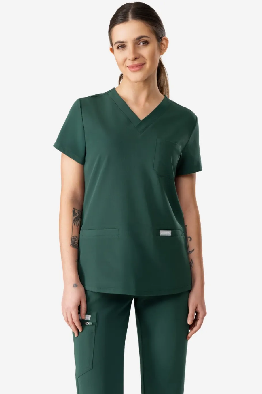 Uniformix Promocje|Komplety-Zestaw medyczny RayOn, bluza 3000 + spodnie 3020, Hunter Green