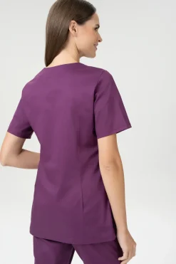 Uniformix Komplety|Promocje-Zestaw medyczny FLEX ZONE bluza FZ1001B + spodnie FZ2056, wino