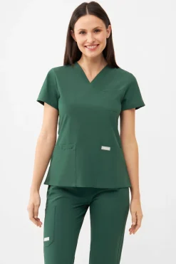 Uniformix Komplety|Promocje-Zestaw medyczny Super Flex, bluza 4000 + spodnie 4020, Hunter green