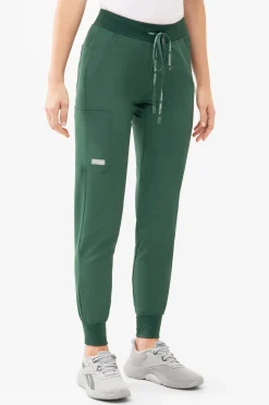 Uniformix Komplety|Promocje-Zestaw medyczny Super Flex, bluza 4000 + spodnie 4020, Hunter green