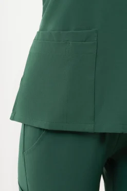 Uniformix Komplety|Promocje-Zestaw medyczny Super Flex, bluza 4000 + spodnie 4020, Hunter green